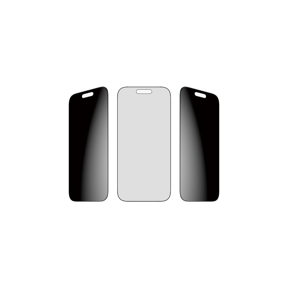 PanzerGlass Privacy filter med svart ram iPhone 17 Pro - Ultra-Wide Fit med fastfit