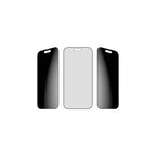 PanzerGlass Privacy filter med svart ram iPhone 17 - Ultra-Wide Fit med fastfit