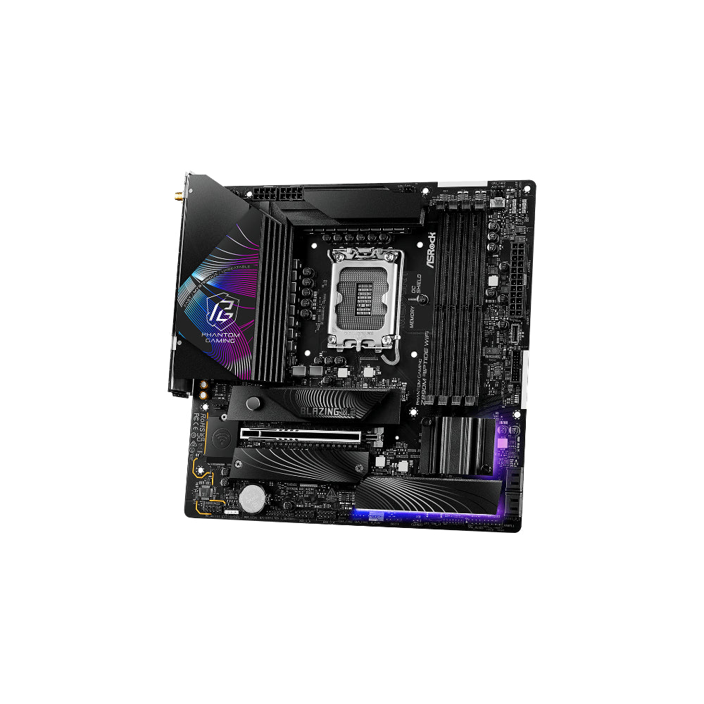 ASRock Phantom Gaming Z890M RIPTIDE Wi-Fi mATX LGA1851