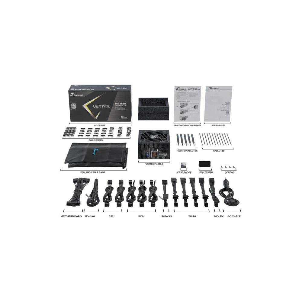 Seasonic Vertex PX-1200 80 PLUS Platinum 1200W