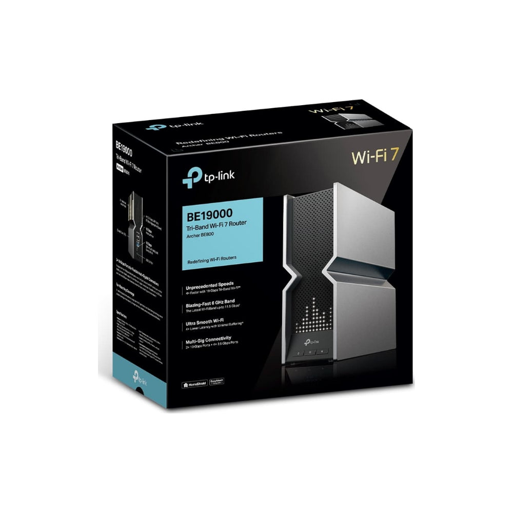 TP-Link Archer BE800 WiFi 7 Tri-Band Wireless Router