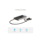 StarTech 109B-USBC-HDMI - USB-C/A till 2xHDMI 60Hz adapter