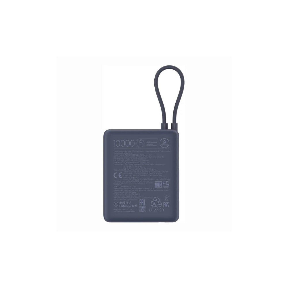 Xiaomi Powerbank 10000mAh 33W Blå