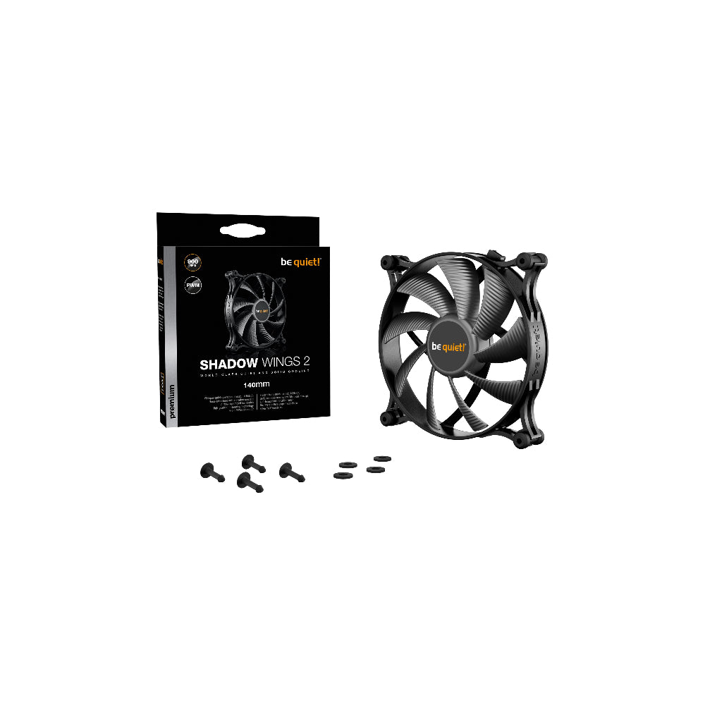 be quiet! Shadow Wings 2 140mm Svart