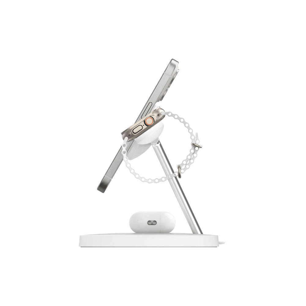 Belkin BoostCharge Pro 3in1 Qi2 trådlös laddare - 15W