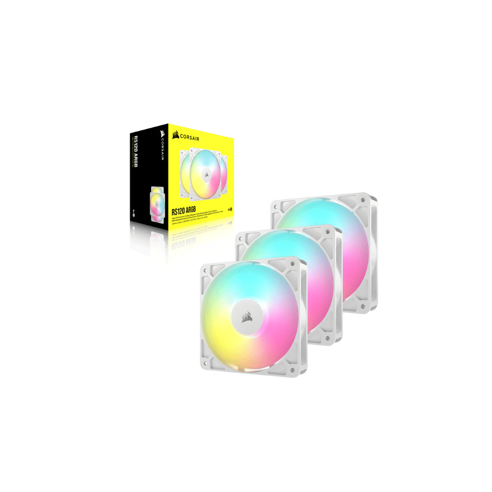 Corsair RS120 ARGB 3-pack PWM 120mm Vit