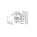DeepCool CH360 WH mATX Vit
