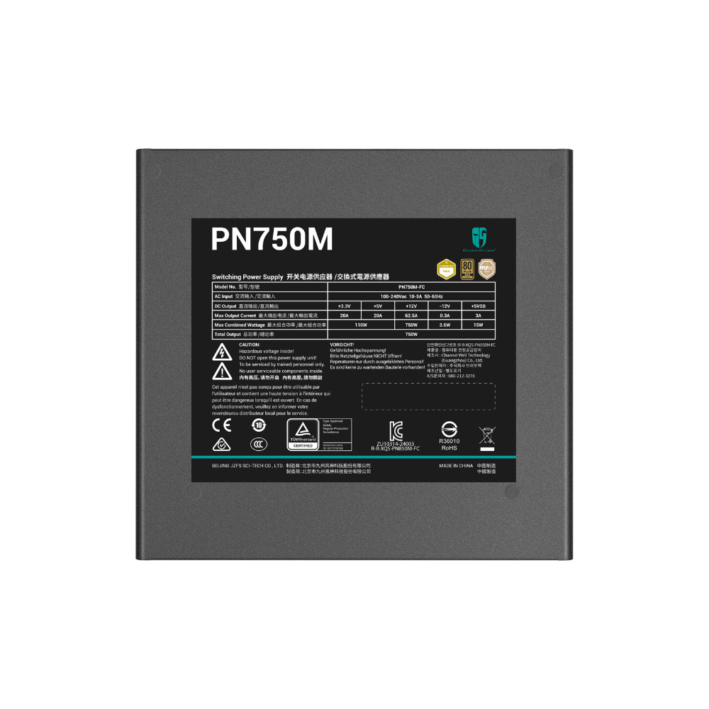 DeepCool Gamer Storm PN750M ATX 3.1 750W 80 Plus Gold