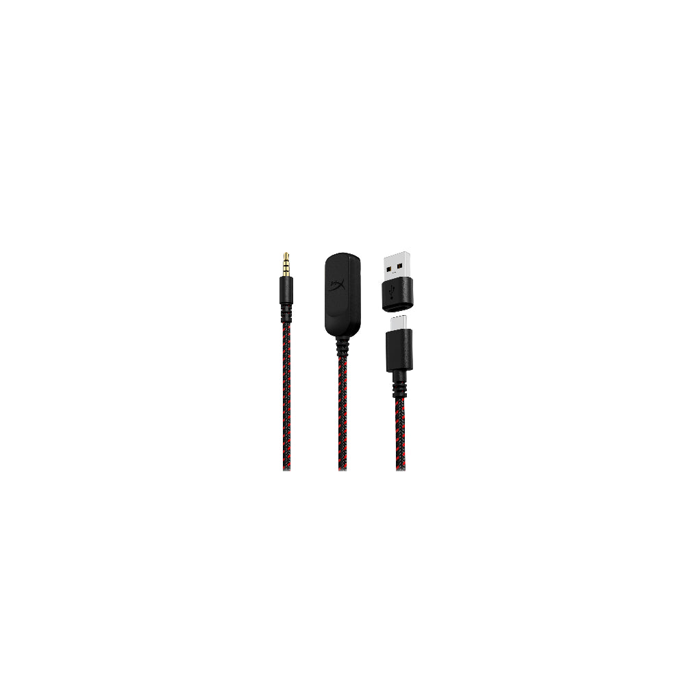 HyperX Cloud III Kabel Svartröd