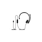 Logitech H570E Mono USB-C Teams Svart