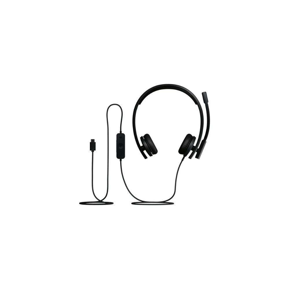 Logitech H570E Stereo USB-C Teams Svart