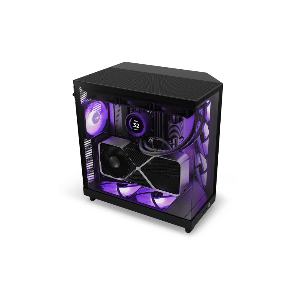 NZXT H6 Flow RGB ATX Svart