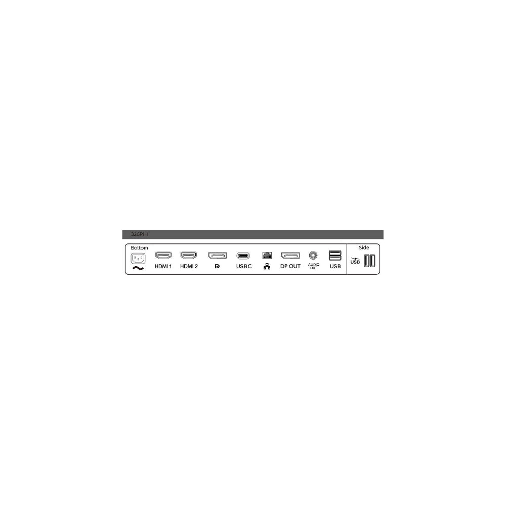 Philips Brilliance P-line 326P1H 32" - USB-C 2560x1440 IPS 75Hz
