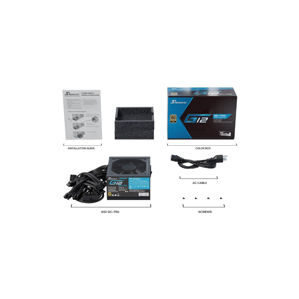 Seasonic G12 GC-750 (2024) ATX3.0 750W