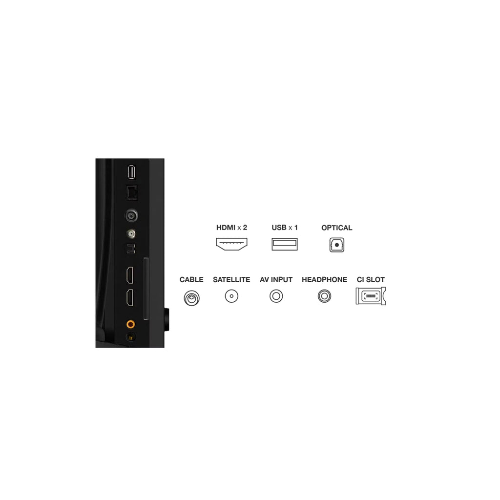 TCL 32V4C 32" - QLED 720p