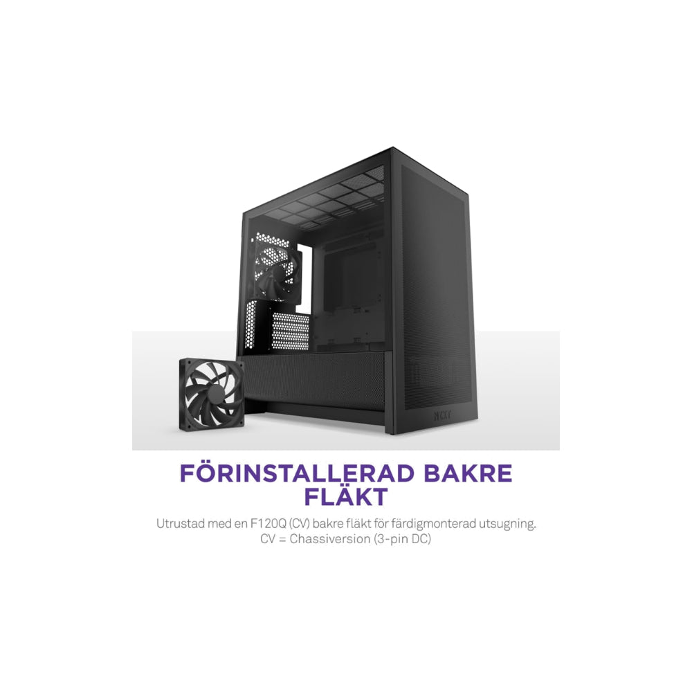 NZXT H3 Flow Svart