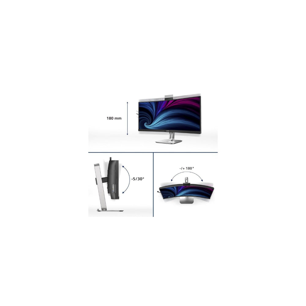 Philips 34B2U6603CH/00 34" - Böjd Ultrawide USB-C 3440x1440 VA 120Hz