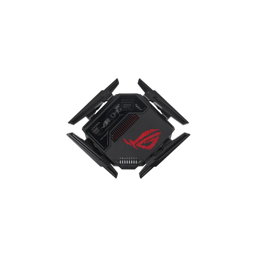 ASUS ROG Rapture GT-BE98 Wi-Fi 7 - Trådlös router - Svart