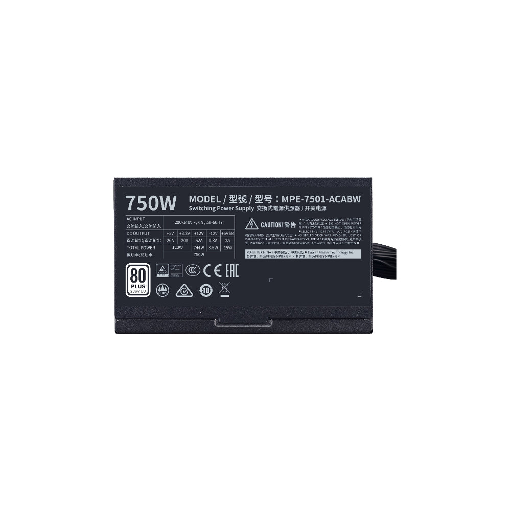 Cooler Master MWE V2 ATX 750W 80 Plus White