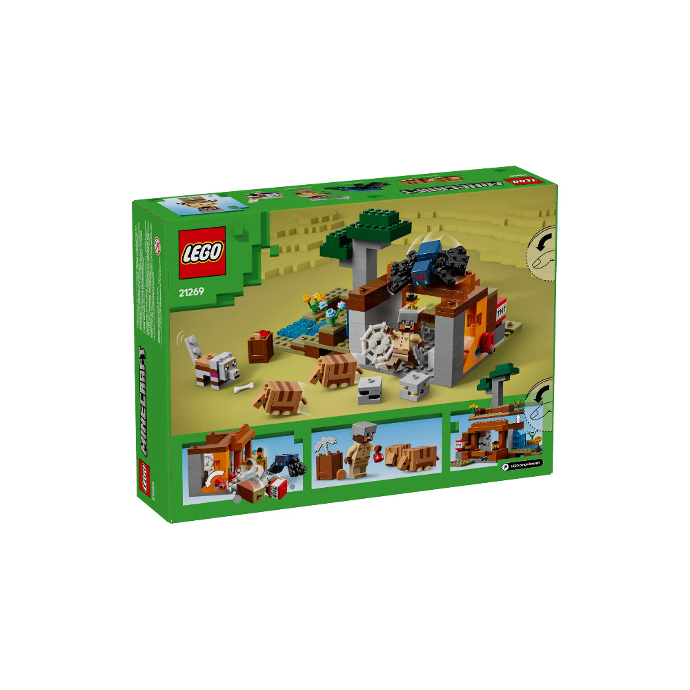 LEGO Minecraft 21269 Expeditionen till bältdjursgruvan