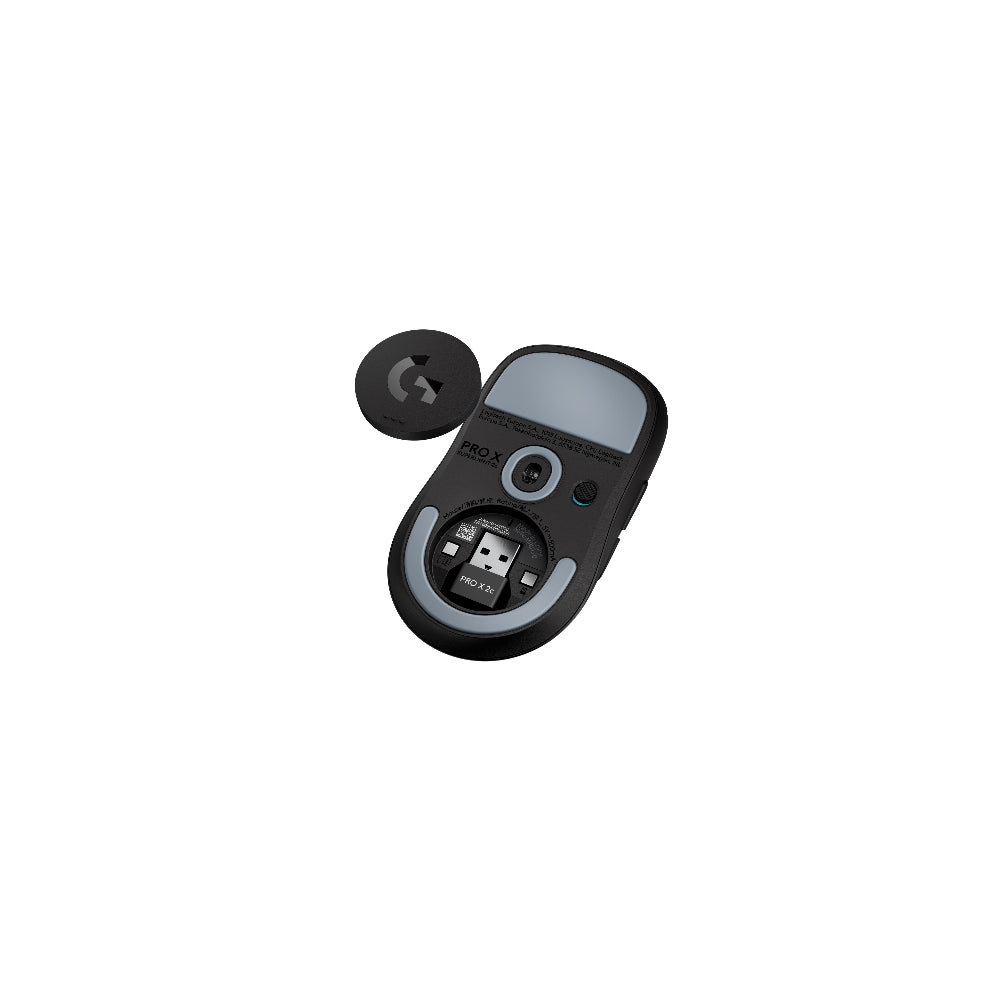 Logitech PRO X SUPERLIGHT 2C Trådlös Gamingmus Svart