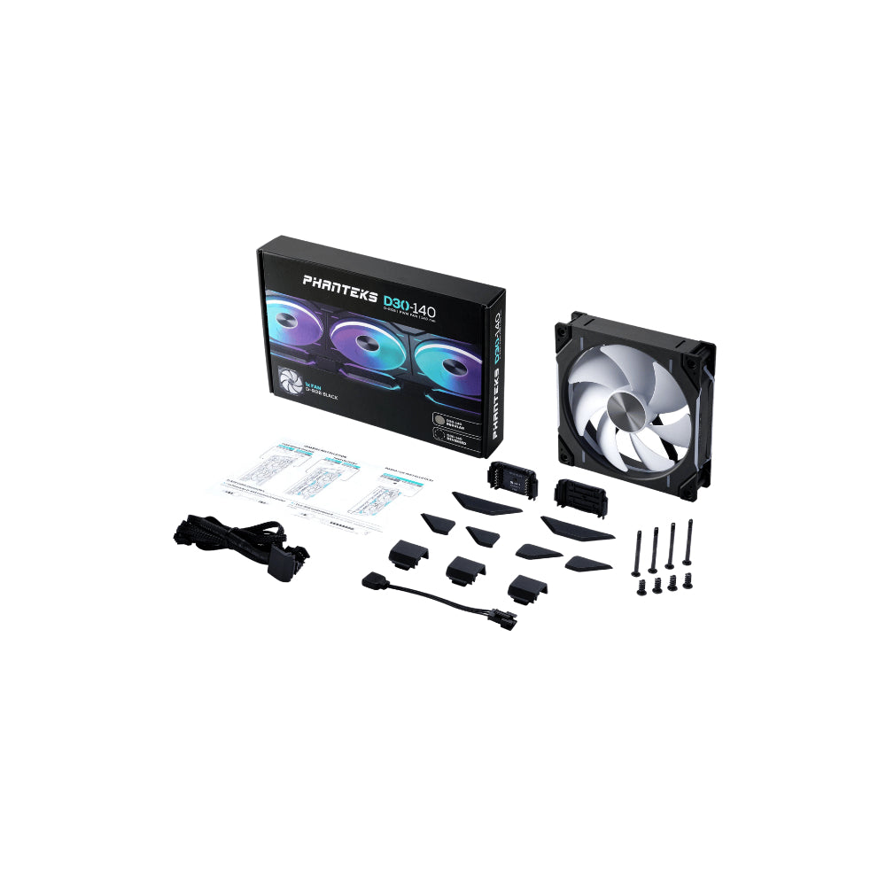 Phanteks PH-F140D30 PWM 140mm Svart