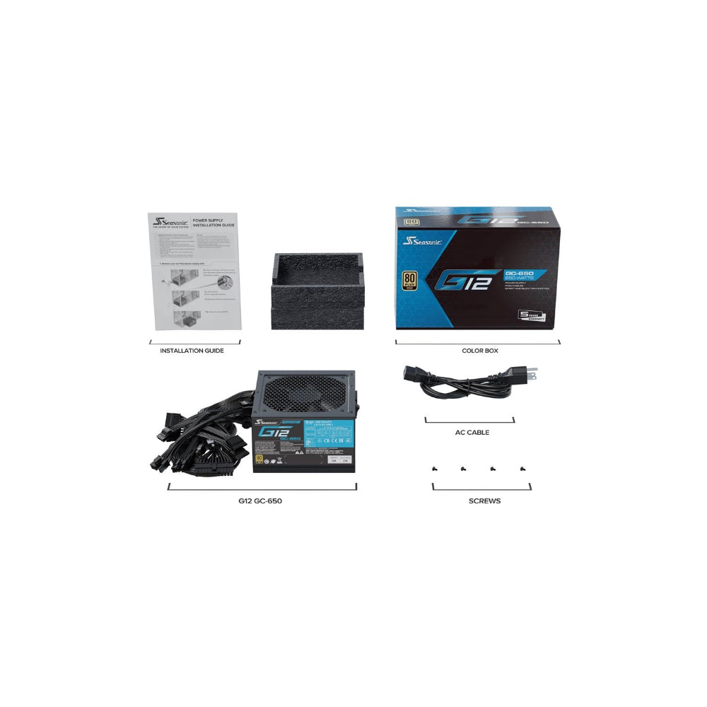 Seasonic G12 GC-650 (2024) ATX3.0 650W