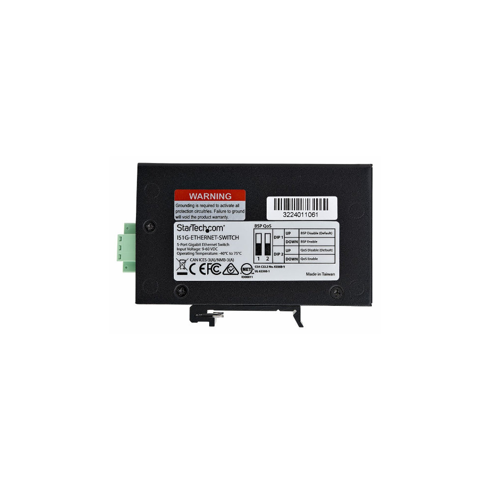 StarTech 5-Port Unmanaged Industrial Ethernet Switch