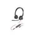 HP Poly Blackwire 3325 Stereo +3.5mm Plug +USB-C/A Svart