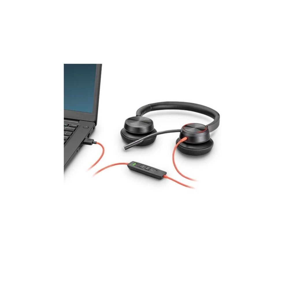 HP Poly Blackwire 8225 Stereo USB-C/A Svart