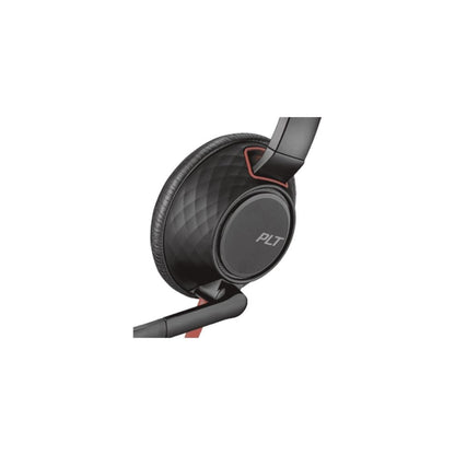 HP Poly Blackwire 5210 Monaural +3.5mm Plug +USB-C/A Svart