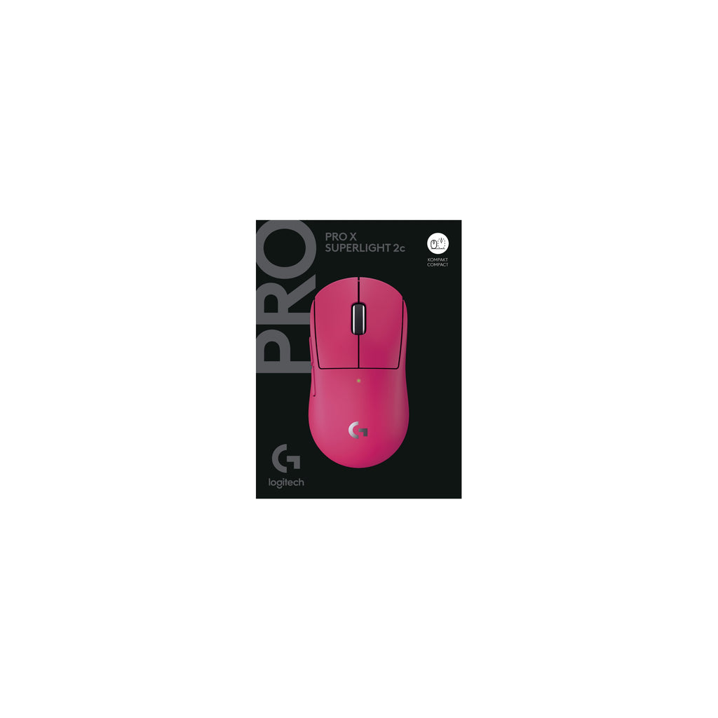 Logitech G PRO X SUPERLIGHT 2c Trådlös Mus Rosa