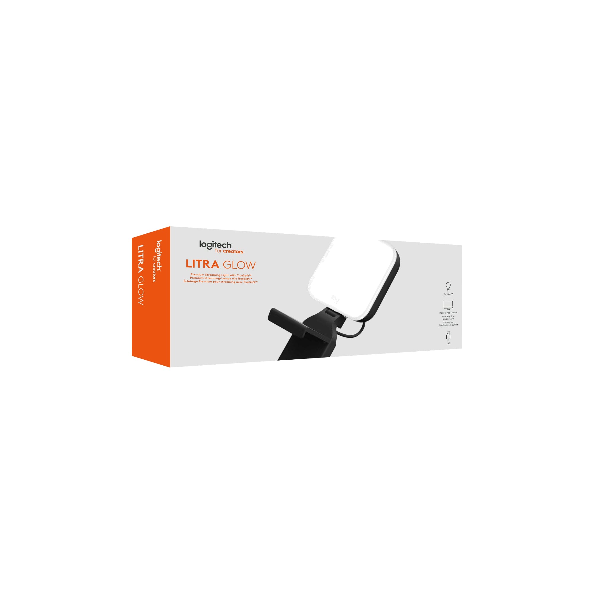 Logitech Litra Glow Premium Streaming Light med TrueSoft