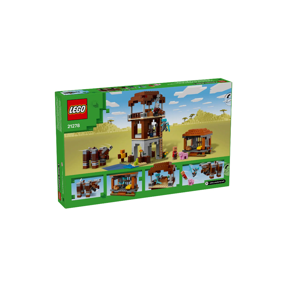 LEGO Minecraft 21278 Plundrarvakttorn och vildtjur