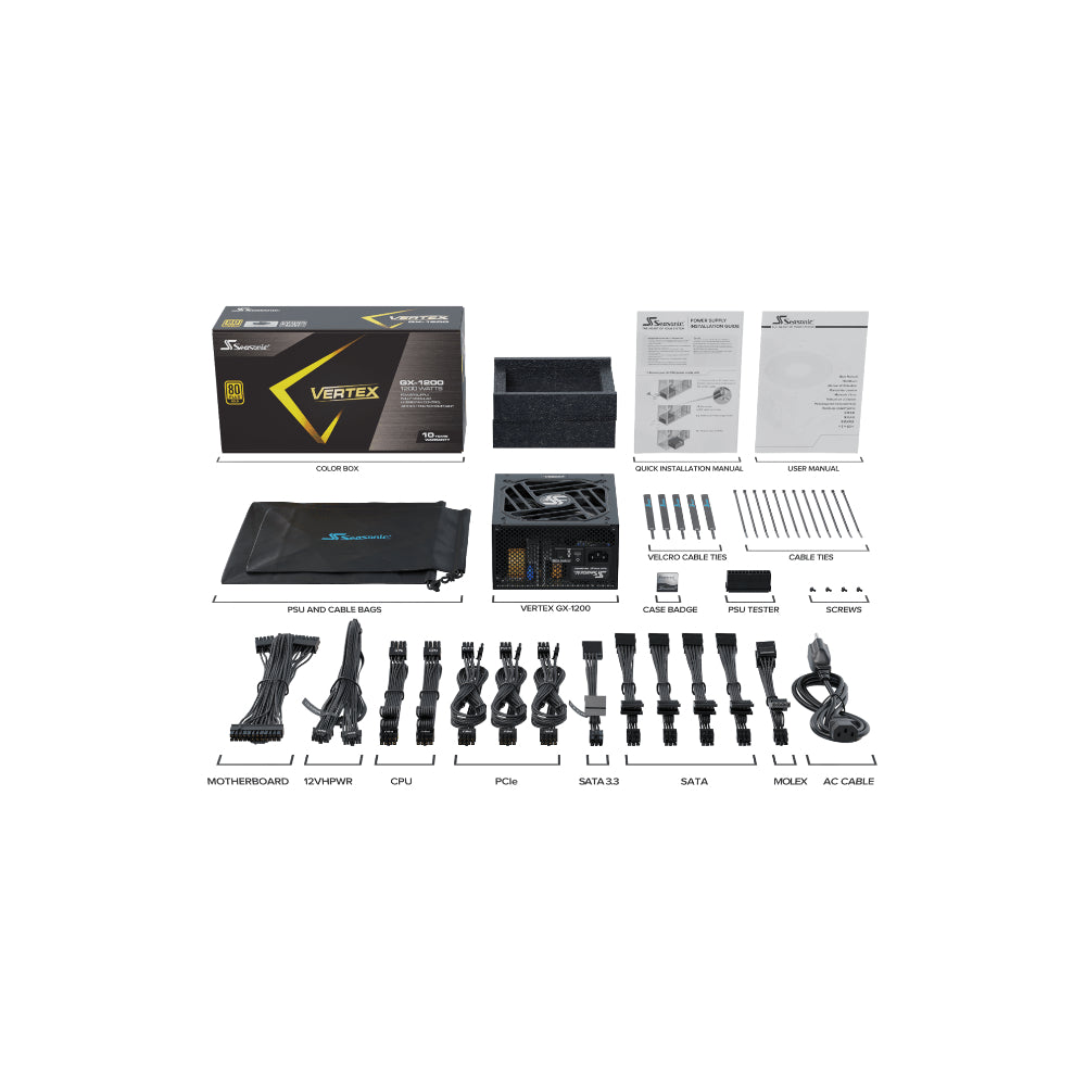 Seasonic Vertex GX 80 PLUS Gold 1200W