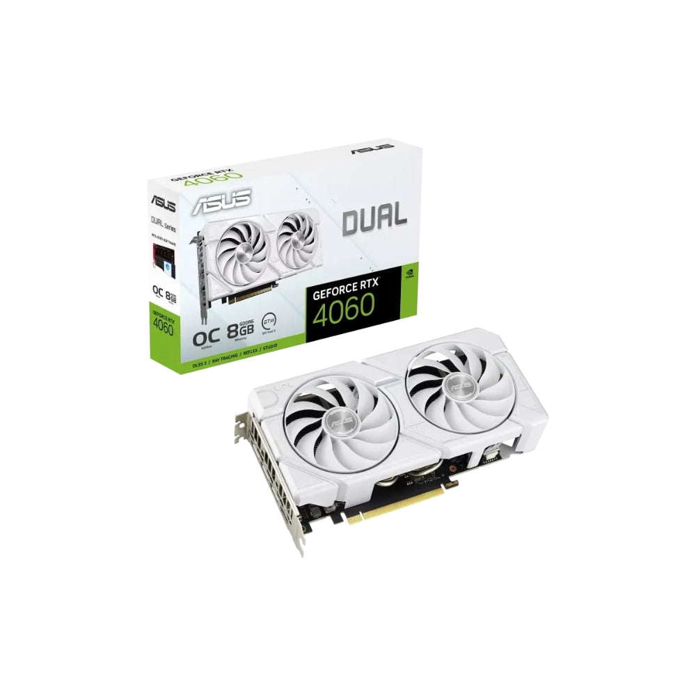 ASUS Dual GeForce RTX 4060 OC Evo Vit 8GB