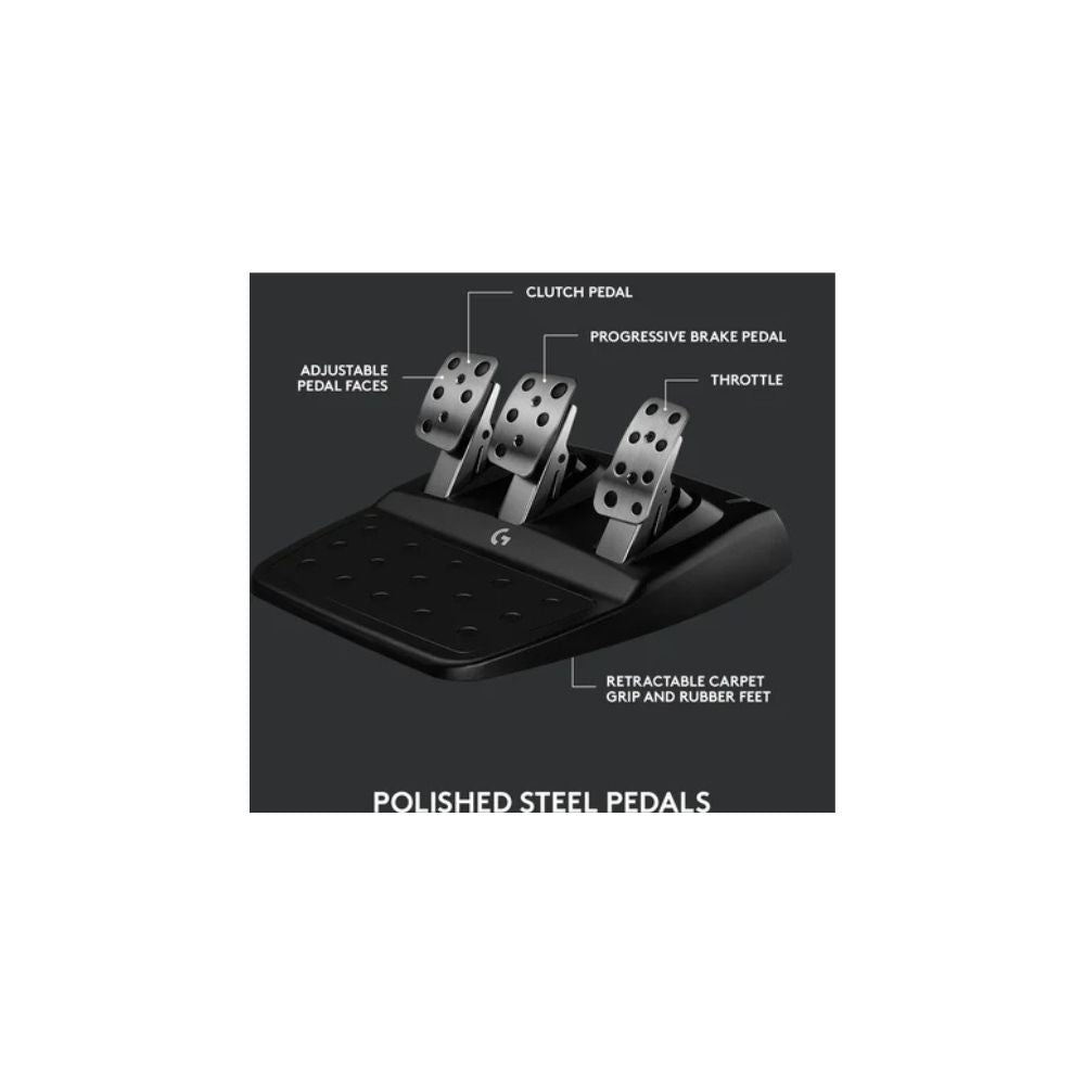 Logitech G923 Ratt och Pedal - Playstation 4/5 och PC