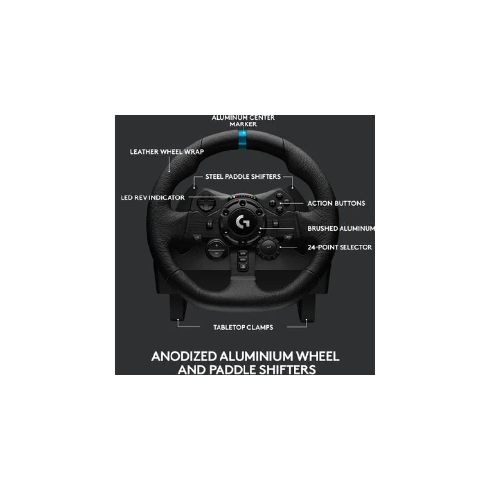 Logitech G923 Ratt och Pedal - Playstation 4/5 och PC