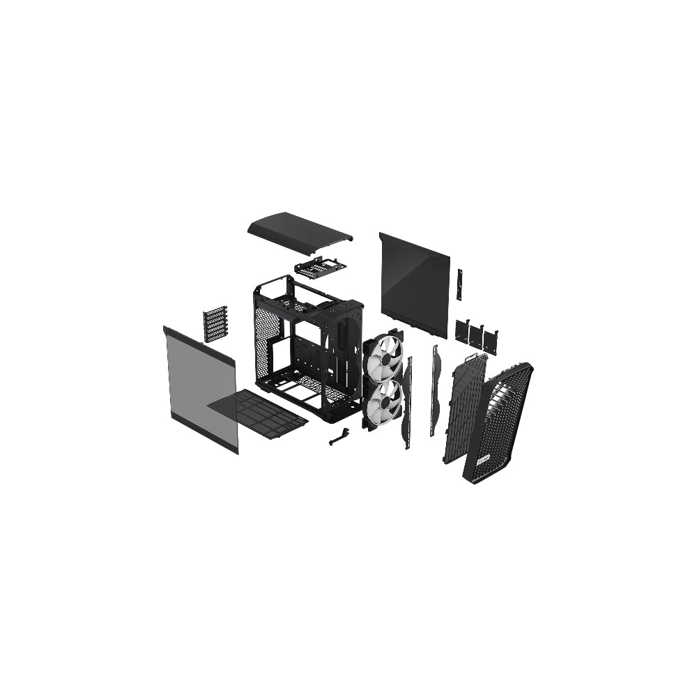 Fractal Design Torrent Compact RGB TG Light Tint E-ATX Svart
