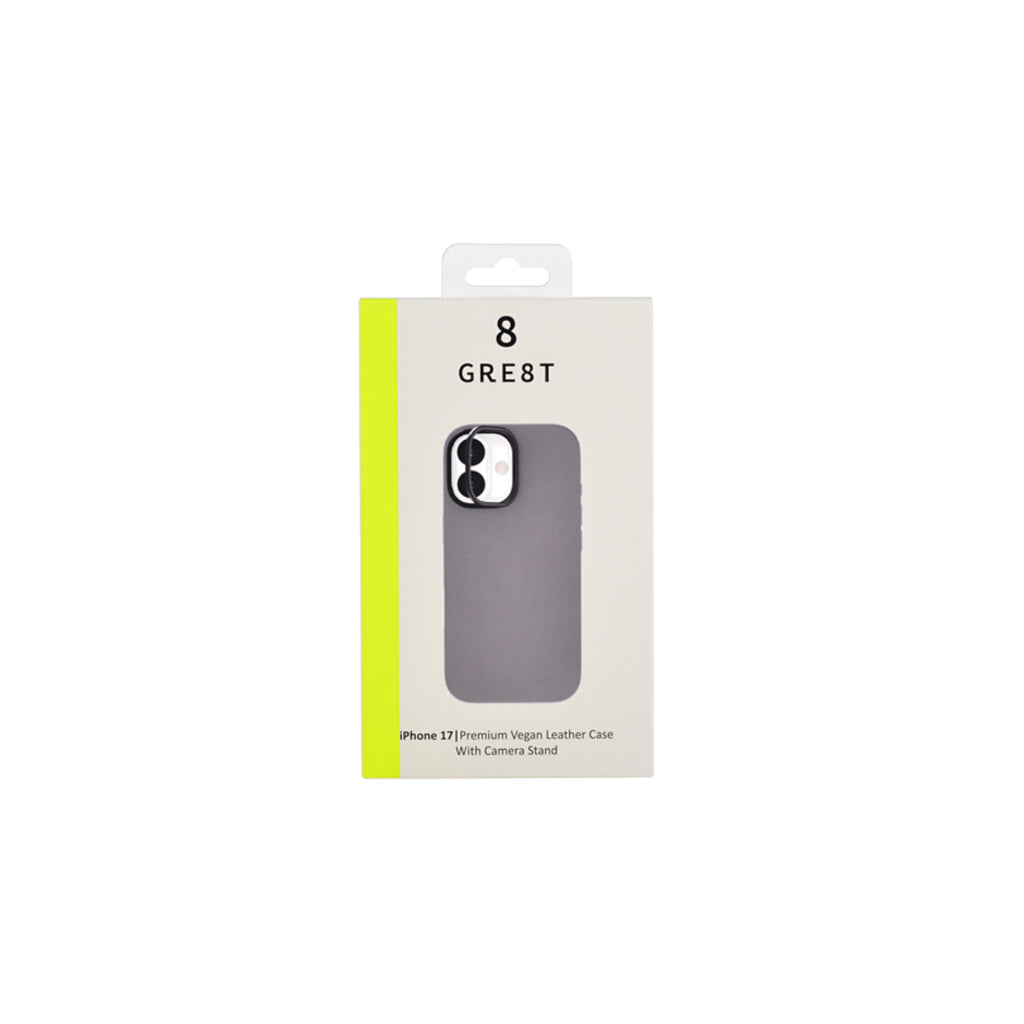 Gre8t GRS Vegan Leather för iPhone 17