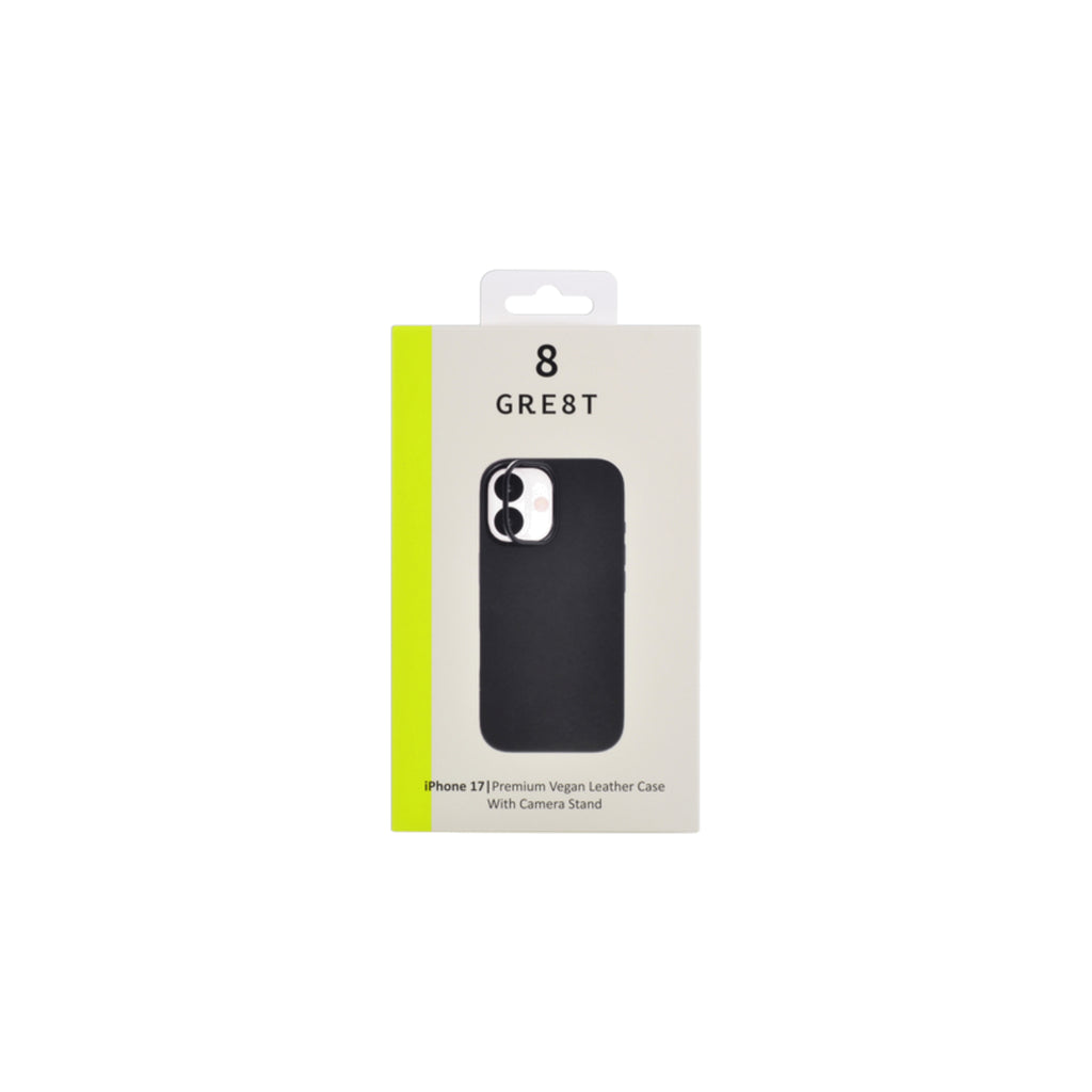 Gre8t GRS Vegan Leather för iPhone 17