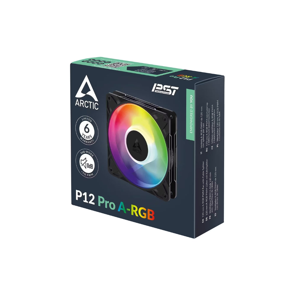 Arctic P12 Pro A-RGB Svart