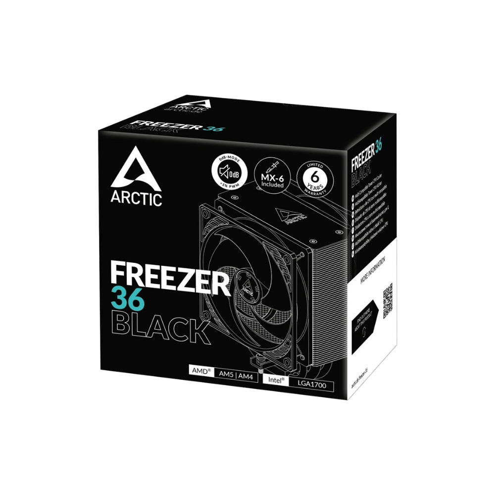 Arctic Freezer 36 Svart