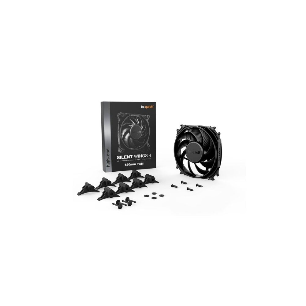 be quiet! Silent Wings 4 Svart 120mm