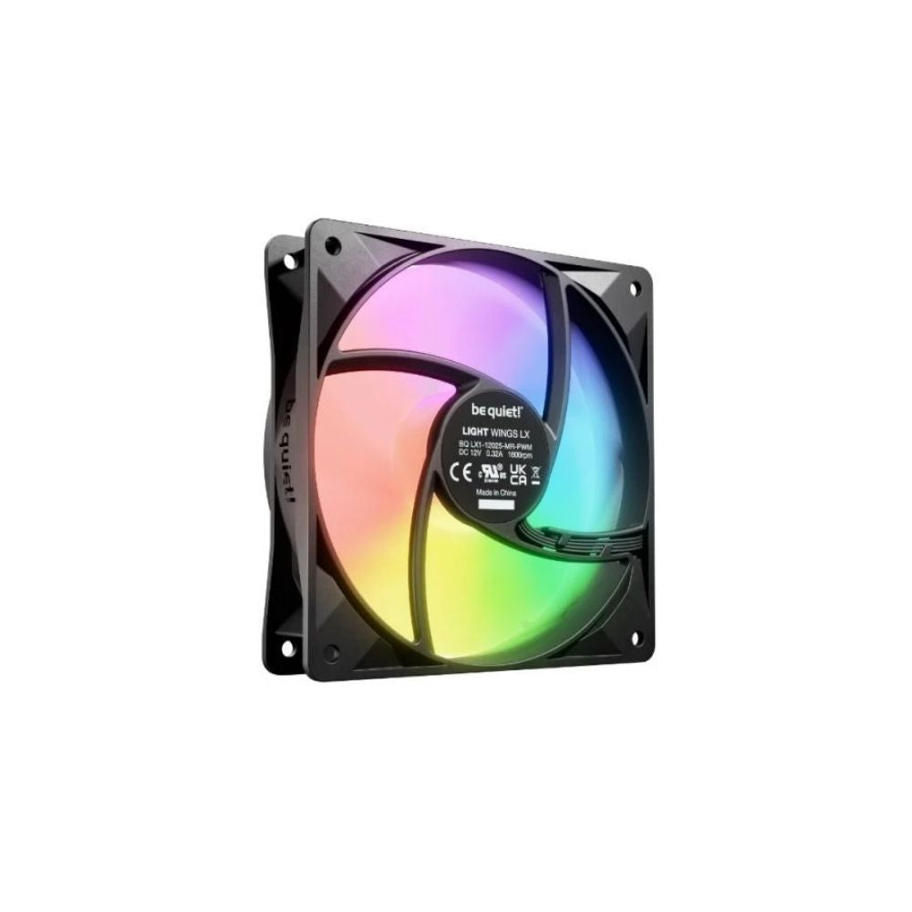 be quiet! Light Wings LX 3-pack Svart 120mm