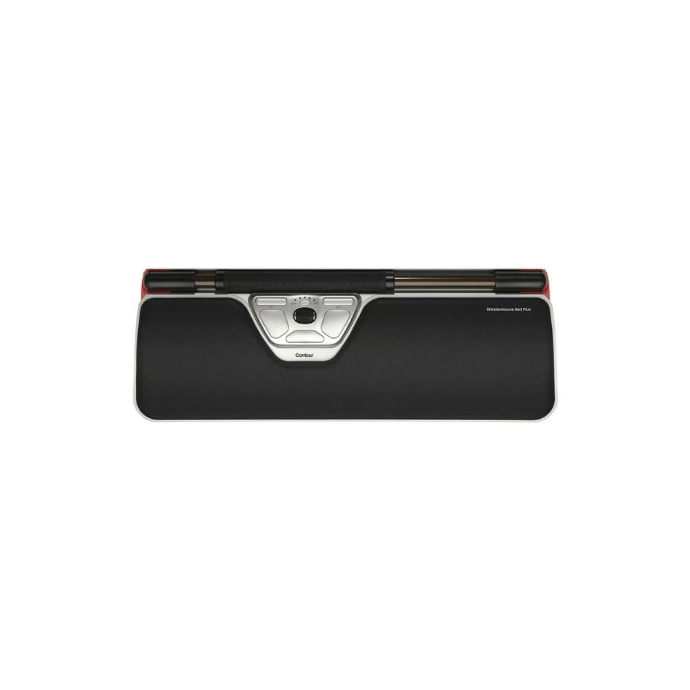Contour RollerMouse Red Plus Trådlös Svartsilver Centrerad Mus