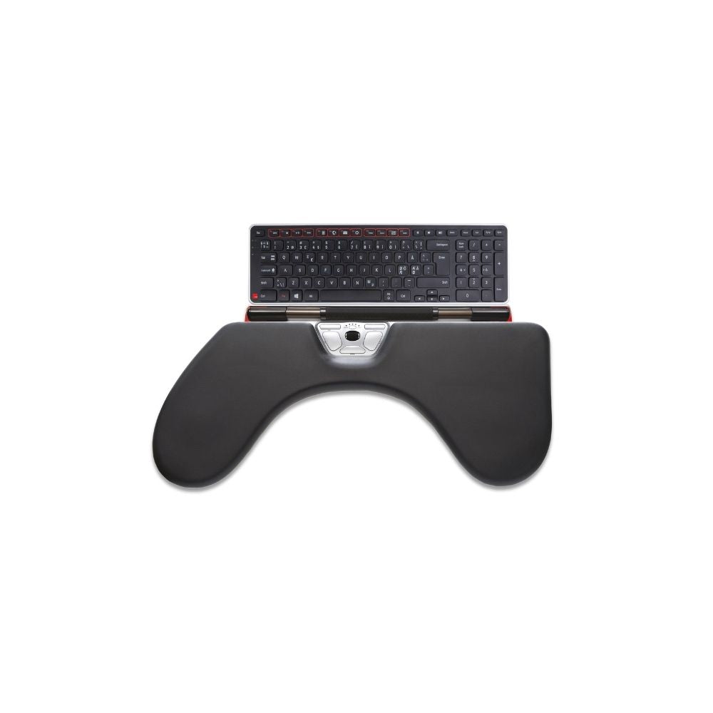 Contour RollerMouse Red Max Svartröd Centrerad inmatning