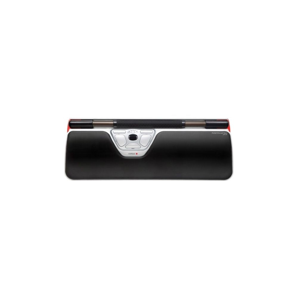 Contour RollerMouse Red Plus Svartsilver Centrerad Mus