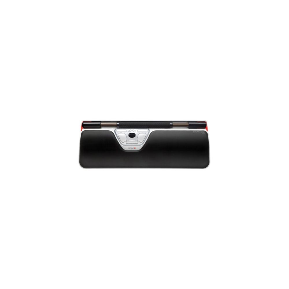 Contour RollerMouse Red Plus Svartsilver Centrerad Mus