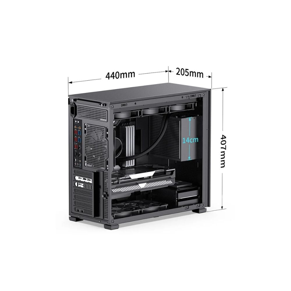 Jonsbo D41 screen Svart